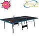 Sports Official Size Ping Pong Table With 2 Paddles Foldable And Casters