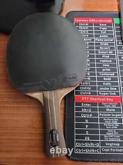 Stiga Intensity NCT Table Tennis paddle withDignics09C Red & Black 2.1mm