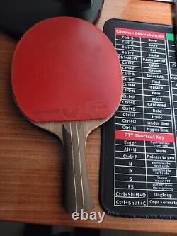 Stiga Intensity NCT Table Tennis paddle withDignics09C Red & Black 2.1mm