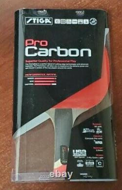 Stiga Pro Carbon Performance Level Table Tennis Racket Carbon Technology T1290