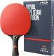 Stiga Royal 5-star Table Tennis Pro Carbon Ping Pong Bat, Black/red