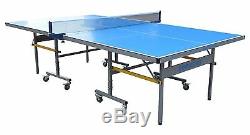 THE FLORIDA OUTDOOR TABLE TENNIS / PING PONG TABLE in BLUE by BERNER BILLIARDS
