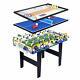 Torpsports Multi Game Table4 In 1 Withfoosball Tablestable Tennis/ping Pong Tab