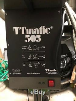 TTmatic 505 Table Tennis Robot Dual Head Pro Model