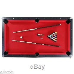 Table Pool Combo Set 7 Foot Billiard Benches Game Ping Pong Tennis Room New