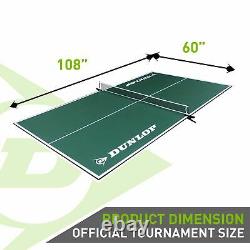 Table Tennis Conversion Top Foldable Clamp Style Net Training Home Indoor Sport
