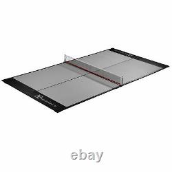 Table Tennis Conversion Top Mid-Size Portable Pre Assembled Game Room Sports