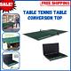 Table Tennis Conversion Top Ping Pong Official Assembled Folding Net