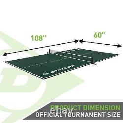 Table Tennis Conversion Top Ping Pong Official Assembled Folding Net Green