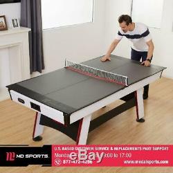 Table Tennis Conversion Top Portable Mid-Size MD Sports, 100% Pre-Assembled, Ide