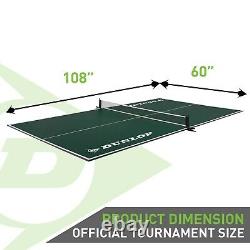 Table Tennis Ping Pong Conversion Top Pre-assembled Over Pool Game Room Basement