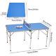 Table Tennis Ping Pong Table Indoor/outdoor With Paddles Great For Small Spaces