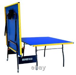 Table Tennis Pong Ping Size Indoor New Sports Game Net Casters Outdoor Top And
