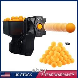 Table Tennis Robot Automatic Ping Pong Ball Machine 9 Different Spin Balls US