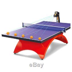 Table Tennis Robot Automatic Ping-pong Ball Machine Training Practice 50W USA