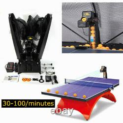 Table Tennis Robot Training Automatic Ping Pong Ball Machine with Catch Net