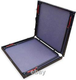 Table Tennis Table Midsize Foldable & Portable Ping Pong Table Set with Net and