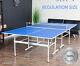 Table Tennis Table Ping Pong Official Size Indoor Foldable Net & Posts Set Blue