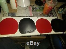 Table tennis rubber COMBO PACK. 4 sheets. Dignics, DNA, Victas, Xiom. See more
