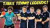Taking On Table Tennis Legends Ttd Team Vs Butterfly Legends