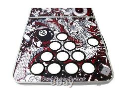 Tattoo Portable Beer Pong Table with Holes