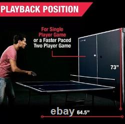 Tennis Ping Pong Table Official Size Indoor Foldable w 2 Paddles Net n Balls New