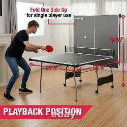 Tennis Ping Pong Table Outdoor/Indoor 2 Paddles & Balls Included Sporting Goods