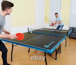 Tennis Ping Pong Table Sports Official Size Indoor outdoor 2 Paddles & Balls New