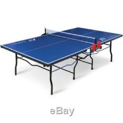 Tennis Table Ping Pong Foldable Outdoor Sport Play Fun Game 18mm Top 2-Piece