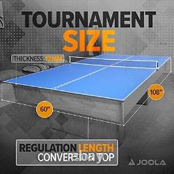 Tetra 4 Piece Ping Pong Table Top for Pool Table Includes Ping Pong Net S