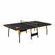 Three Sizes Indoor Tennis Ping Pong Table 2 Paddles Balls Foldable & Casters