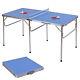 Topbuy Table Tennis Ping Pong Folding Table Portable Sports Gift