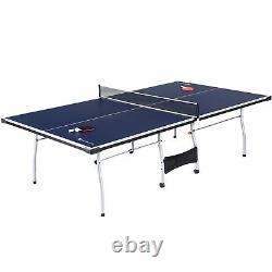Tournament Sz Tennis Ping Pong Table Fold Up Full Accessories Official Game Room