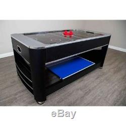 Triple Threat NG5001 6-ft 3-in-1 Multi Game Table Tennis, Air Hockey, Pool Table