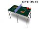 University Of Miami Portable Table Tennis Ping Pong Folding Table Withaccessories