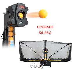 Updated S6-PRO Ping Pong Table Tennis Robot Automatic Ball Machine Recycle Net