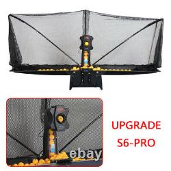 Updated S6-PRO Ping Pong Table Tennis Robot Automatic Ball Machine Recycle Net
