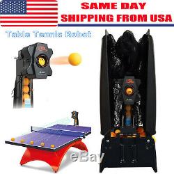 Updated S6-PRO Table Tennis Robot Automatic Ping pong Ball Machine Practice