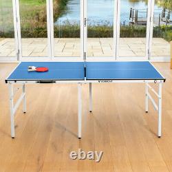 Vermont Folding Mini Table Tennis Table BATS & BALLS INCLUDED Fast Assembly
