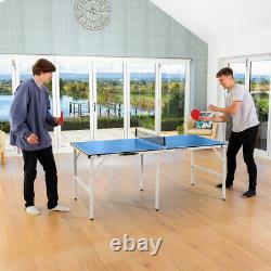 Vermont klappbarer Tischtennis-Tisch Ping Pong Set Tisch, Schläger & Bälle