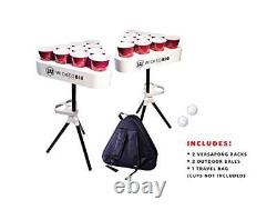 Versapong Portable Beer Pong Table/Tailgate Game with Backpack Carry Case and