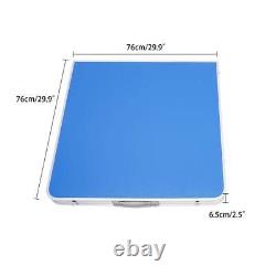 YIYIBYUS Ping Pong Table 29.9x59.8x29.9 MDF/Aluminum Alloy Foldable Design
