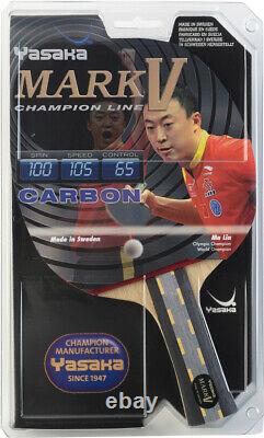 Yasaka MARK V Carbon Flared Handle (Champion Line) Table Tennis Racket