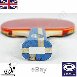 Yinhe (Milky Way) Table Tennis Bat and zip case ITTF approved rubbers model 05B