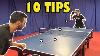 10 Conseils Pour Devenir Un Meilleur Joueur De Tennis De Table Rapidement