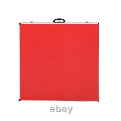 1839176cm Ping-pong Pliable Table Rouge