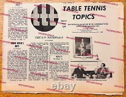 1971 Magazine de sujets de tennis de table Richard Nixon Diplomatie du ping-pong en Chine