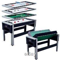4-en-1 Combo Arcade Jeu Table De Ping-pong Hover Air Hockey Piscine Bowling Ping-pong