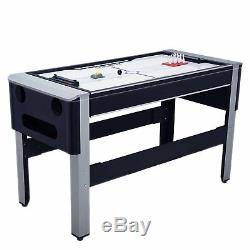 4-en-1 Combo Arcade Jeu Table De Ping-pong Hover Air Hockey Piscine Bowling Ping-pong