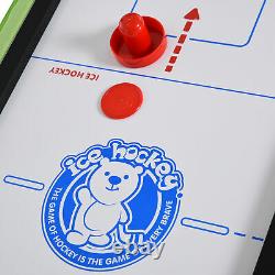 4-en-1 Foldable Game Table Hockey Table Tennis & Pool Home Gaming